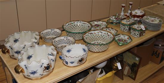 Mixed decorative ceramics